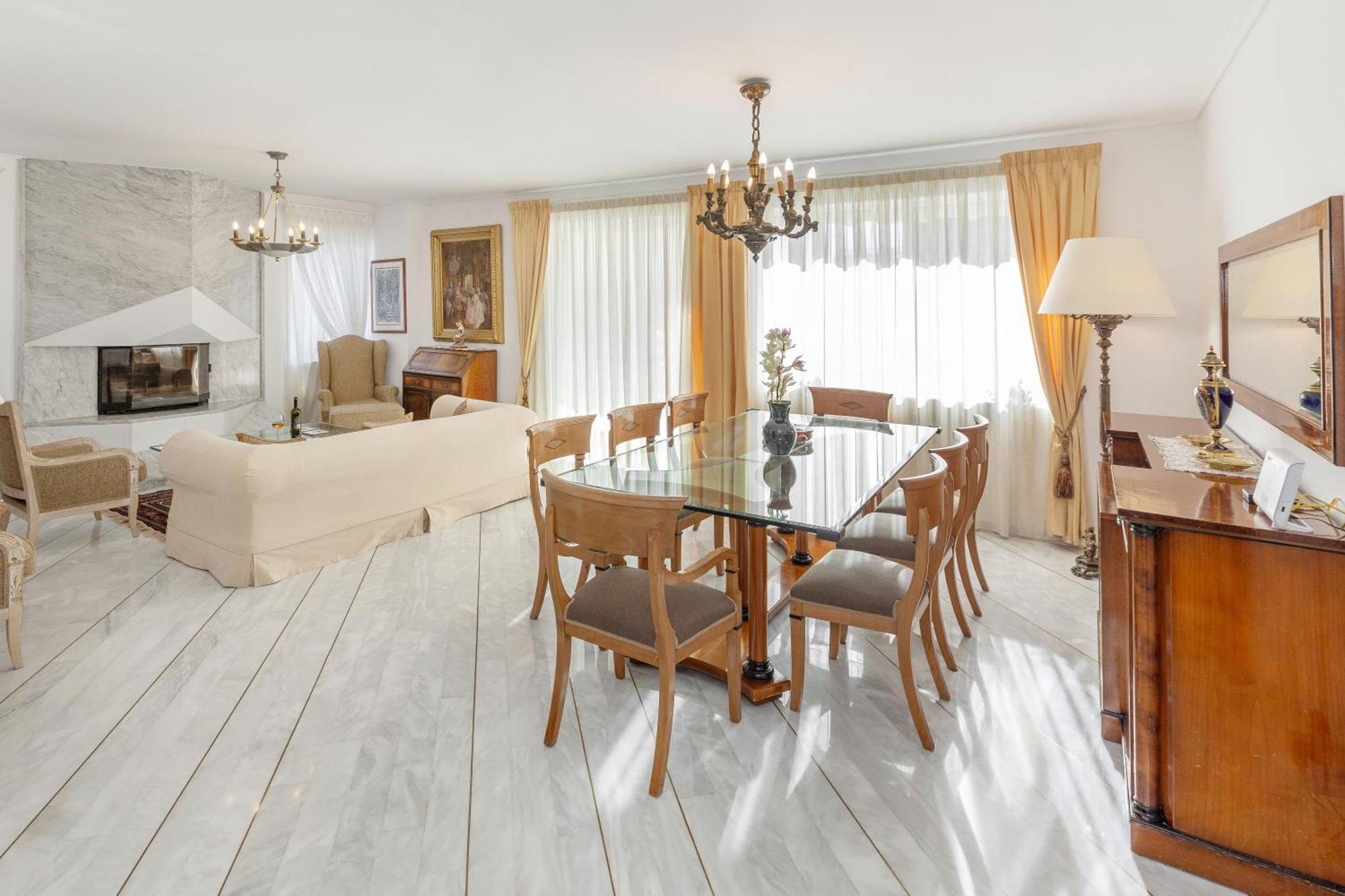 Nice Sea View Elegant Apartment Atena Exterior foto