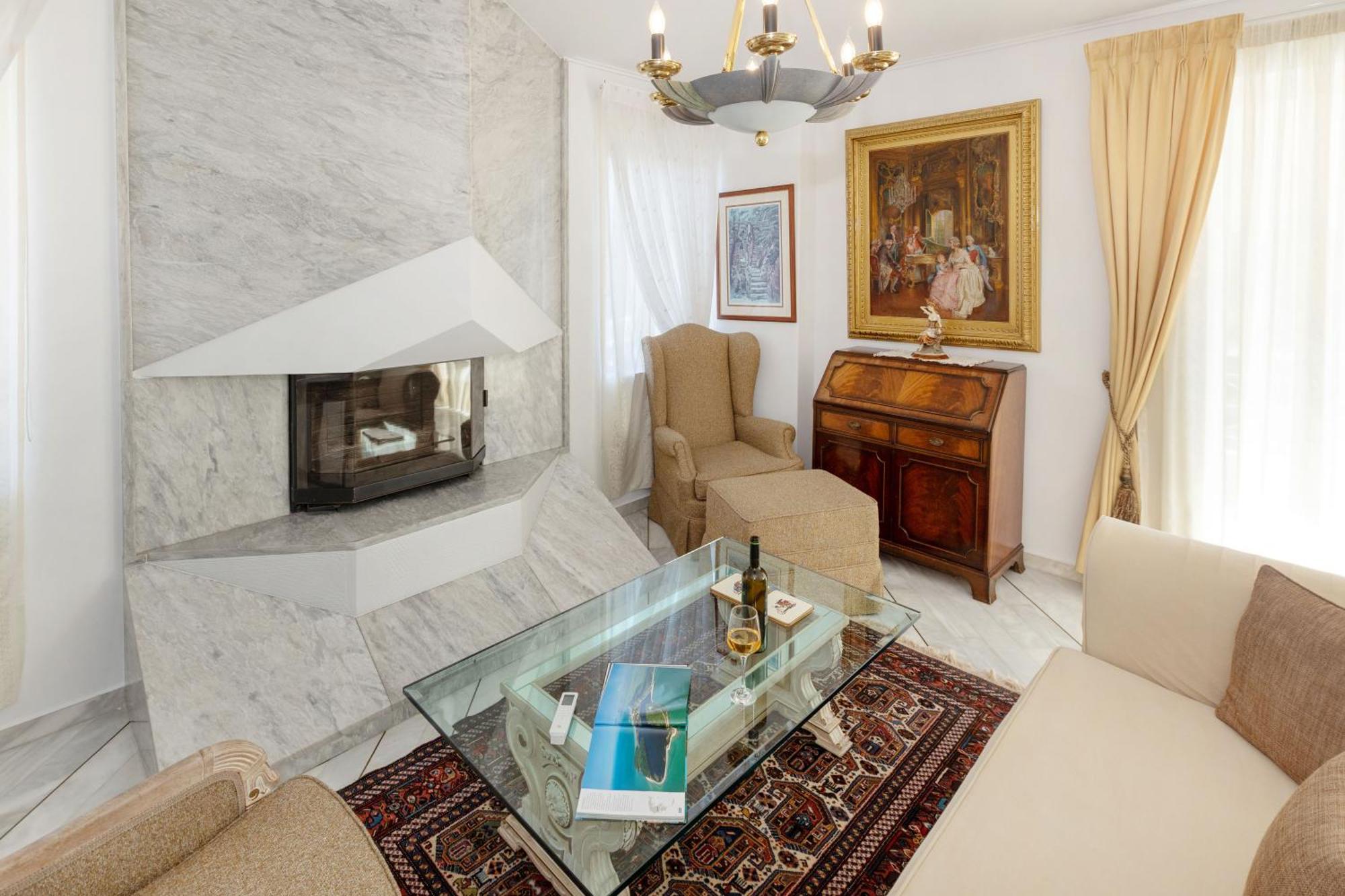 Nice Sea View Elegant Apartment Atena Exterior foto