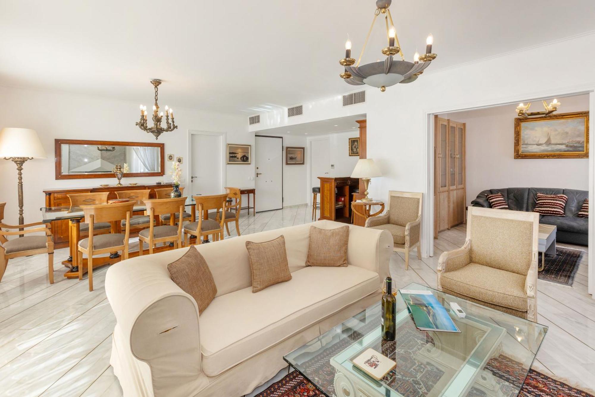 Nice Sea View Elegant Apartment Atena Exterior foto