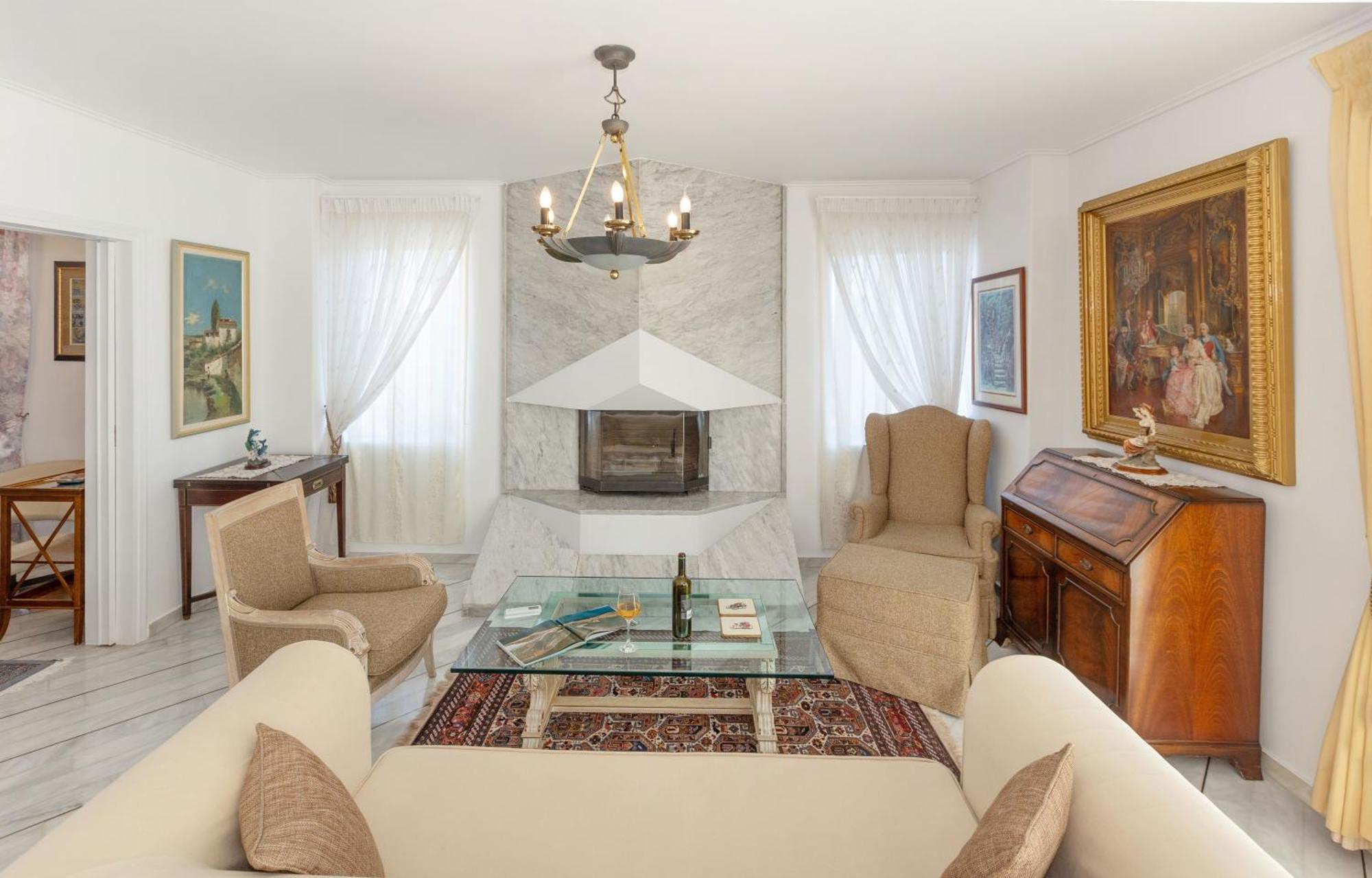 Nice Sea View Elegant Apartment Atena Exterior foto