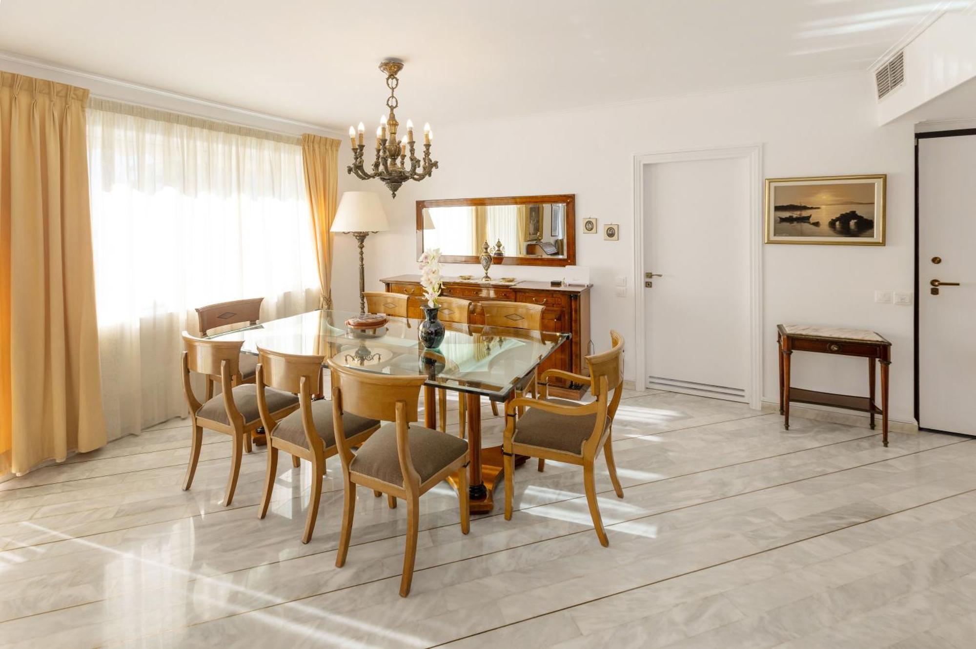 Nice Sea View Elegant Apartment Atena Exterior foto